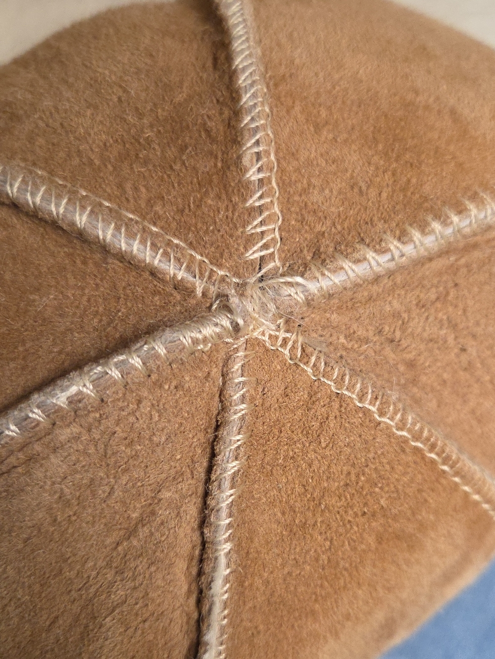 Sundance Aspen Sheepskin Handcrafted Hat Size Adult Medium Color Natural - Picture 6 of 8